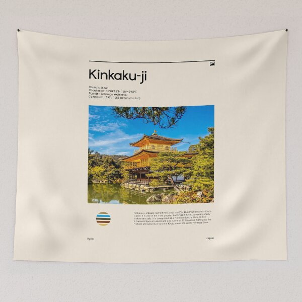 Item preview, Visit Kinkakuji, Japan (Travel poster) designed and sold by RabbitK.