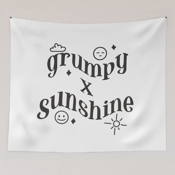 Item preview, Grumpy x sunshine book lovers  designed and sold by Kawabijutsu21.