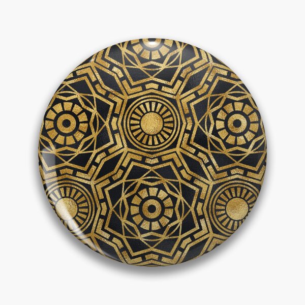 Item preview, Art Deco Golden-Hues And Black Romantic Pattern designed and sold by DEC02.