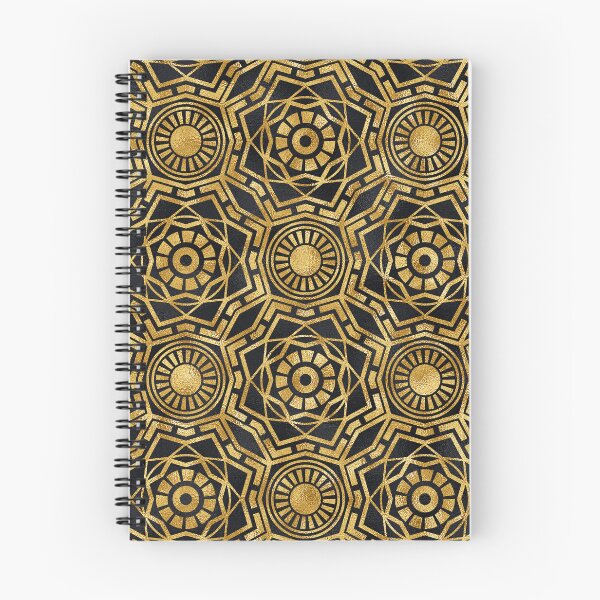 Item preview, Art Deco Golden-Hues And Black Romantic Pattern designed and sold by DEC02.