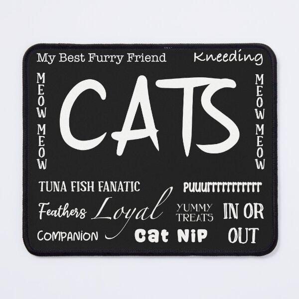 Item preview, Cat Words designed and sold by Catherine Harrison.