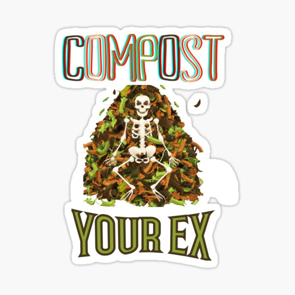Item preview, halloween, compost your ex designed and sold by Reflect33.