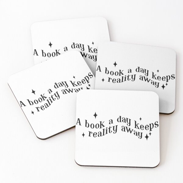 Item preview, A book a day keeps reality away funny  designed and sold by Kawabijutsu21.