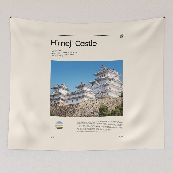 Item preview, Visit Himeji Castle, Japan (Travel poster) designed and sold by RabbitK.
