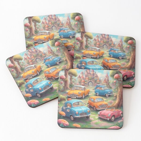 Item preview, Cute Cars in Wonderland designed and sold by PatternXS.