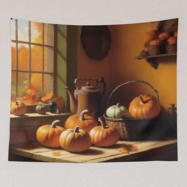 Item preview, Cozy Autumn Pantry Still Life designed and sold by Zeph1.