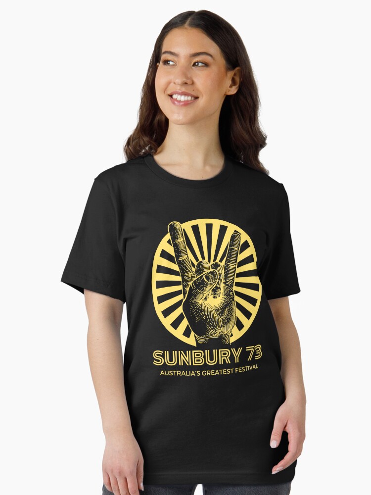 Thumbnail 1 of 7, Essential T-Shirt, Sunbury '73 Vintage Festival Retro Tee designed and sold by radestilo.