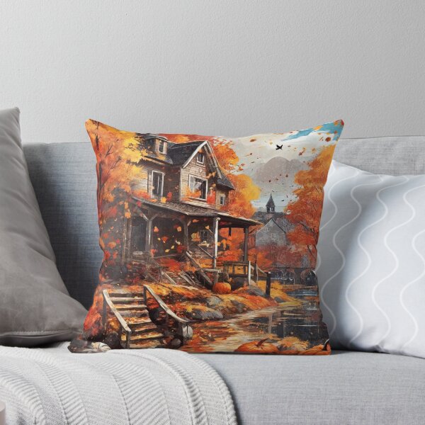 Item preview, A house with lots of pumpkins...but it's already deserted!! designed and sold by Natcharee.