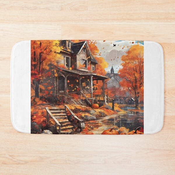 Item preview, A house with lots of pumpkins...but it's already deserted!! designed and sold by Natcharee.