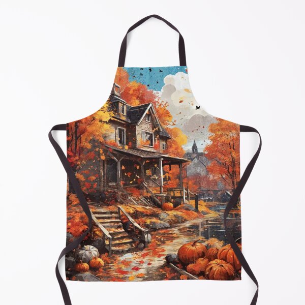 Item preview, A house with lots of pumpkins...but it's already deserted!! designed and sold by Natcharee.