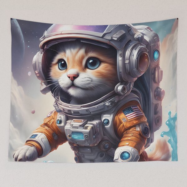 Item preview, Cute astronaut cat the new explorer designed and sold by JaiStudio.