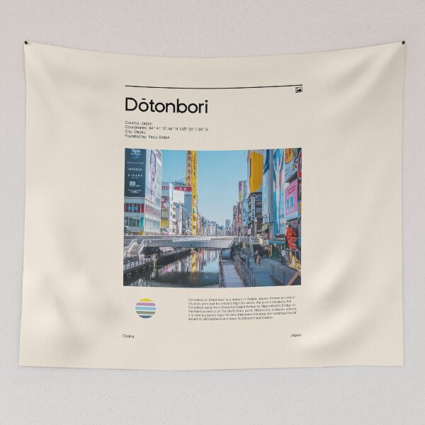 Item preview, Visit Dōtonbori, Japan (Travel poster) designed and sold by RabbitK.