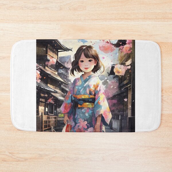Item preview, A cute girl wearing a dress and her dog designed and sold by Natcharee.