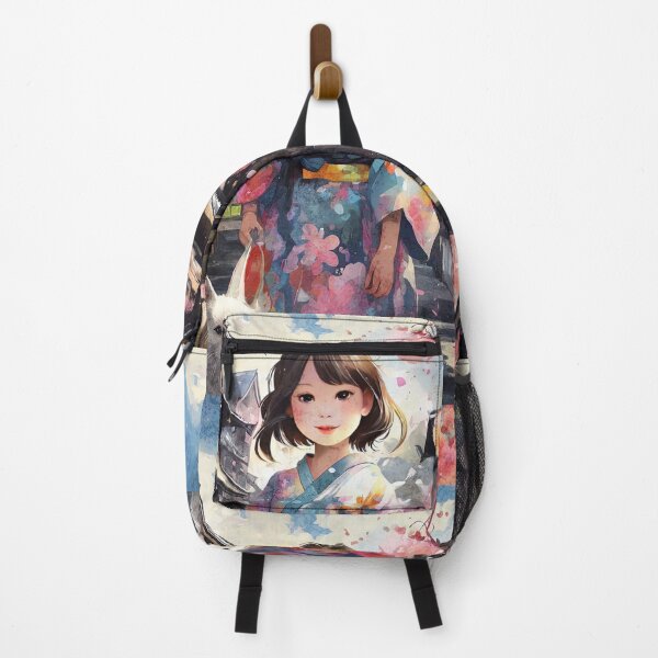 Item preview, A cute girl wearing a dress and her dog designed and sold by Natcharee.