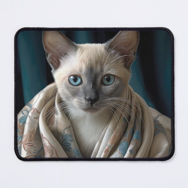 Item preview, Lilac Point Siamese Kitten in a Blanket designed and sold by Elisabeth Lucas.