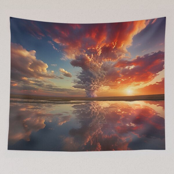 Item preview, vibrant color paint explosion art print designed and sold by dcrc.