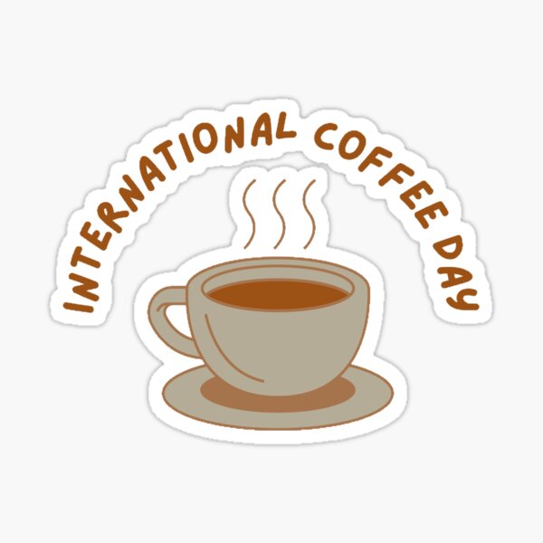Item preview, National Coffee Day Design designed and sold by SalamLove.