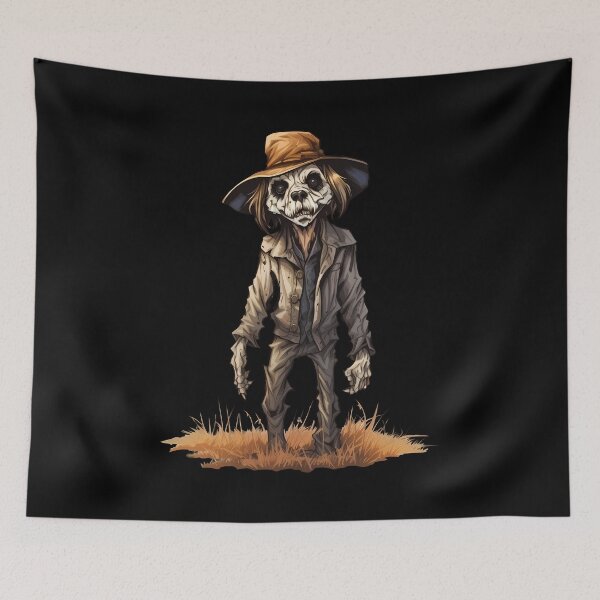 Item preview, Halloween Scarecrow Dog: Howling Harvest designed and sold by hamishby.