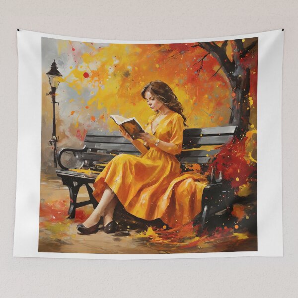 Item preview, She's not lonely. She is happy with her book, right?!! designed and sold by Natcharee.