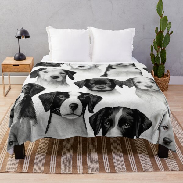 Item preview, Harmony in Black and White Puppy cuteness designed and sold by Brendon987.