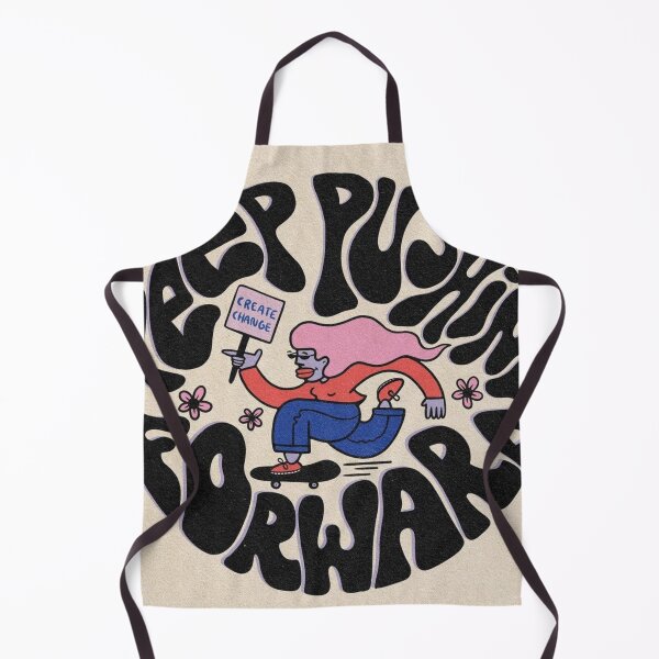 Item preview, keep pushing forward, create change feminist poster sticker designed and sold by Anavrisss.