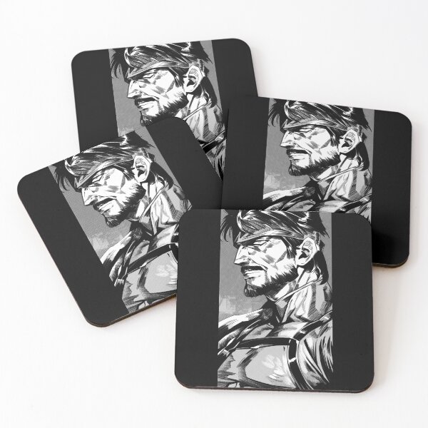 Item preview, Solid Snake Metal Gear Solid Black MGS Print Big Boss  designed and sold by MadAnglerPress.