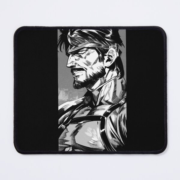 Item preview, Solid Snake Metal Gear Solid Black MGS Print Big Boss  designed and sold by MadAnglerPress.