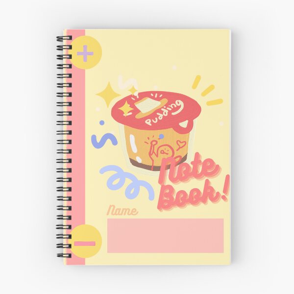 Item preview, Cute pudding notebook designed and sold by Wintertwin-shop.