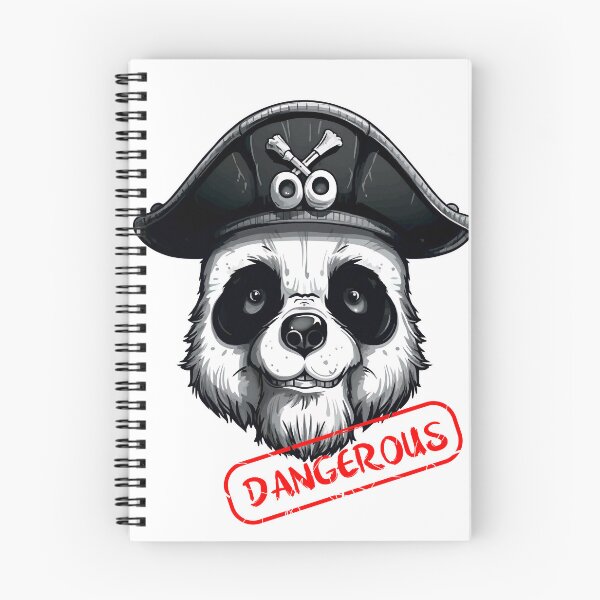 Item preview,  Panda Pirate.Red Panda Pirates Outline Mascot Design designed and sold by Anastasiia Yurevych.