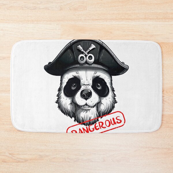 Item preview,  Panda Pirate.Red Panda Pirates Outline Mascot Design designed and sold by Anastasiia Yurevych.