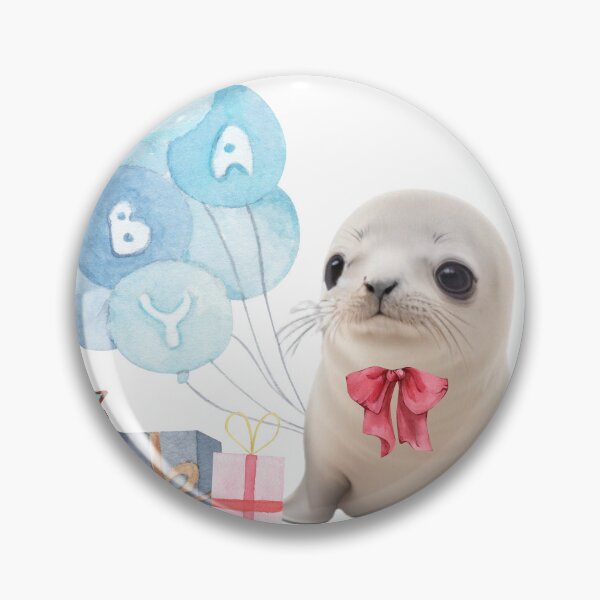 Item preview, Foca Blanca Bebé Lindo designed and sold by SealsHaven.