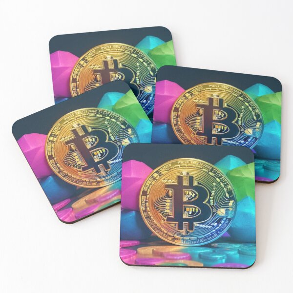 Item preview, Bitcoin with bright colors designed and sold by jphillipscott.