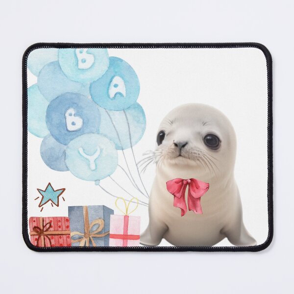 Item preview, White Seal Baby Cute designed and sold by SealsHaven.