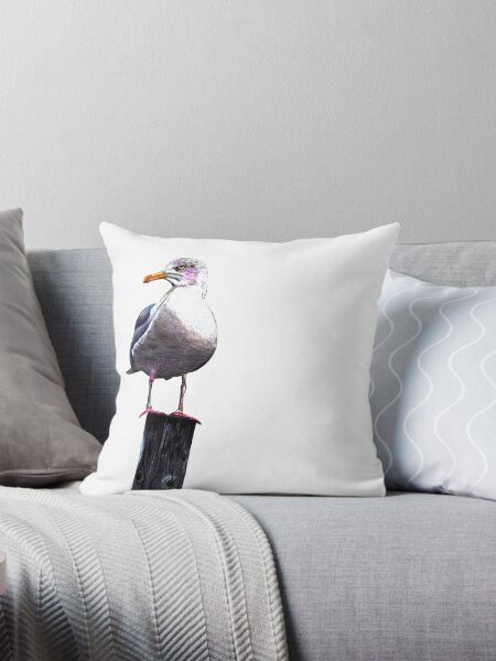 Artikel-Vorschau von Mürrische Möwe, designt und verkauft von Old Friends Pet Portraits.