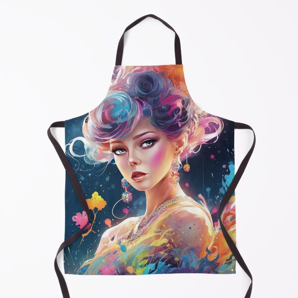 Item preview, Color splash art. Portrait of a young woman full of colors. designed and sold by Natcharee.