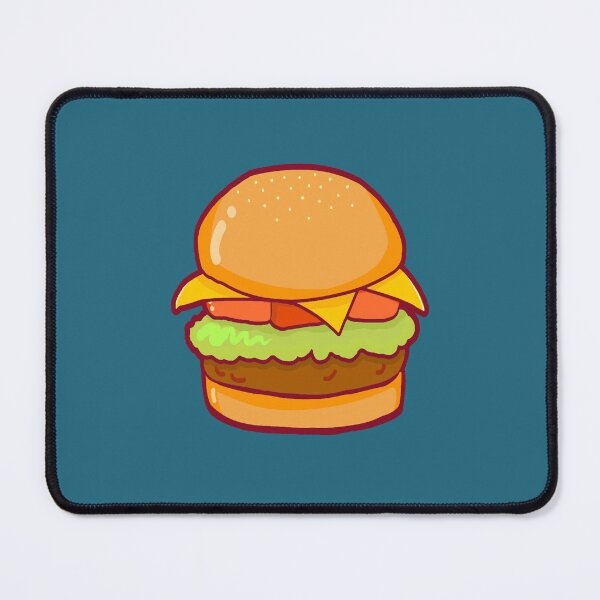 Item preview, HamburgerBurger Fast Food (in black) designed and sold by fajkaa.