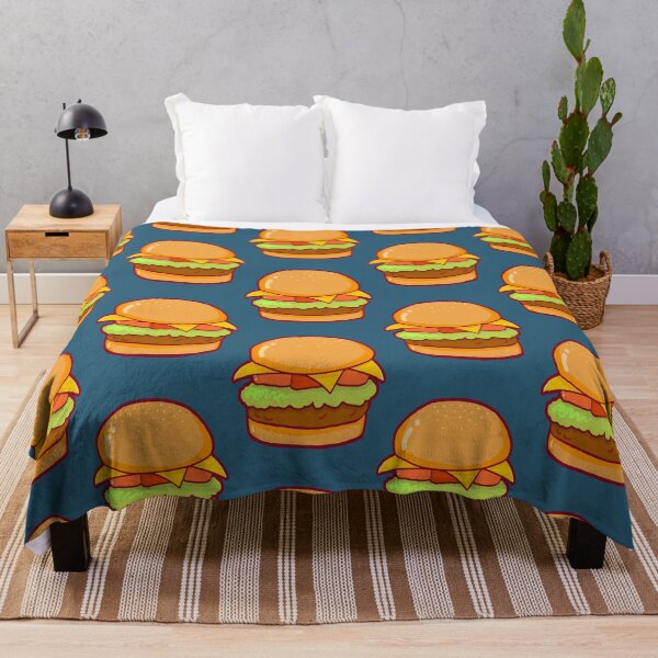 Item preview, HamburgerBurger Fast Food (in black) designed and sold by fajkaa.