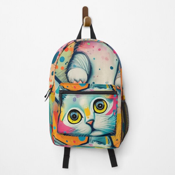 Item preview, Standing Cat Colorful designed and sold by SabyDigitalArt.
