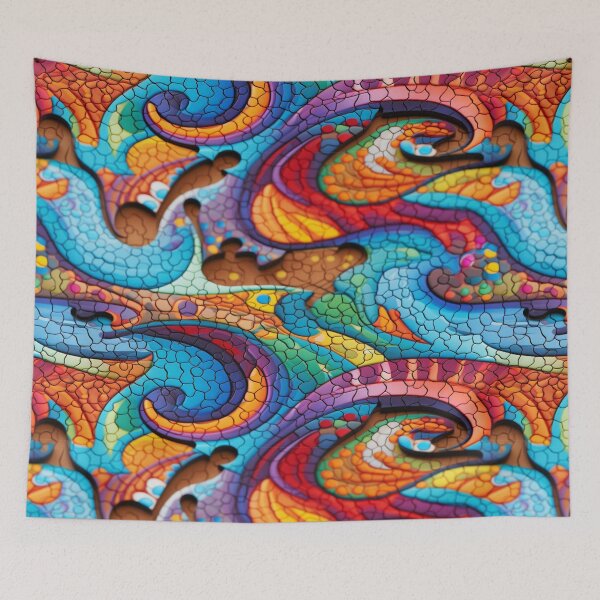 Item preview, Mosaic Fractal Jigsaw Puzzle designed and sold by Nicholas Panek.