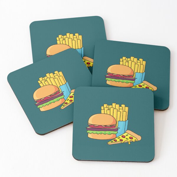 Item preview, Fast Food Happy Meal - Burger, French Fries, Pizza Combo designed and sold by fajkaa.