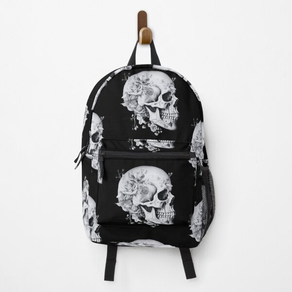 Item preview, Skulls and Roses Skeleton monochrome designed and sold by PugD.