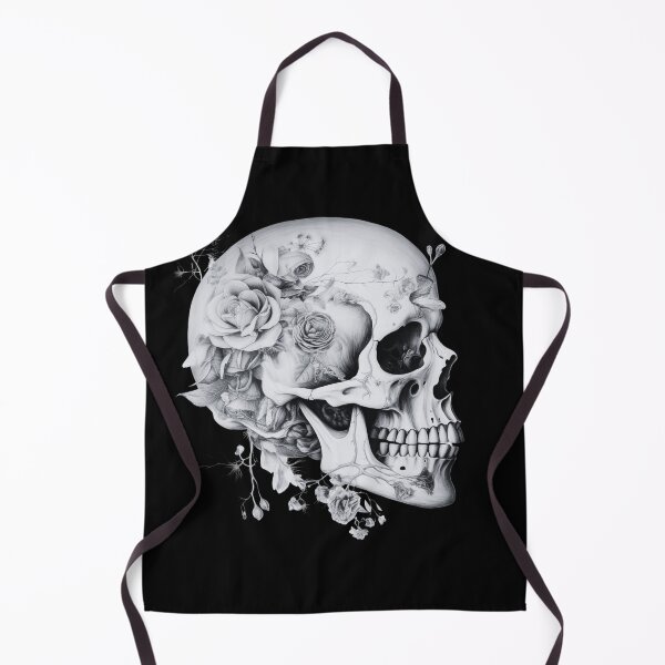 Item preview, Skulls and Roses Skeleton monochrome designed and sold by PugD.