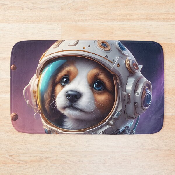 Item preview, Cute astronaut dog the new explorer stand in the space designed and sold by JaiStudio.