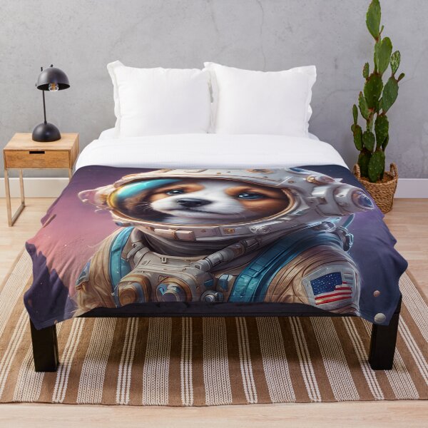 Item preview, Cute astronaut dog the new explorer stand in the space designed and sold by JaiStudio.