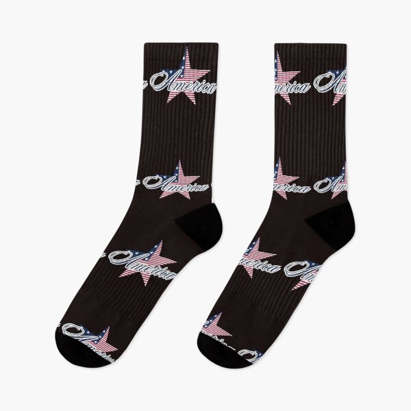 Item preview, America with large star colored with American flag designed and sold by AmericaFreedom.