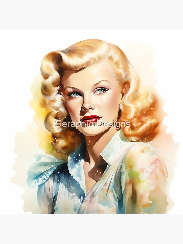 Sticker for Sale avec l œuvre « Ginger Rogers Star de cinéma Old  