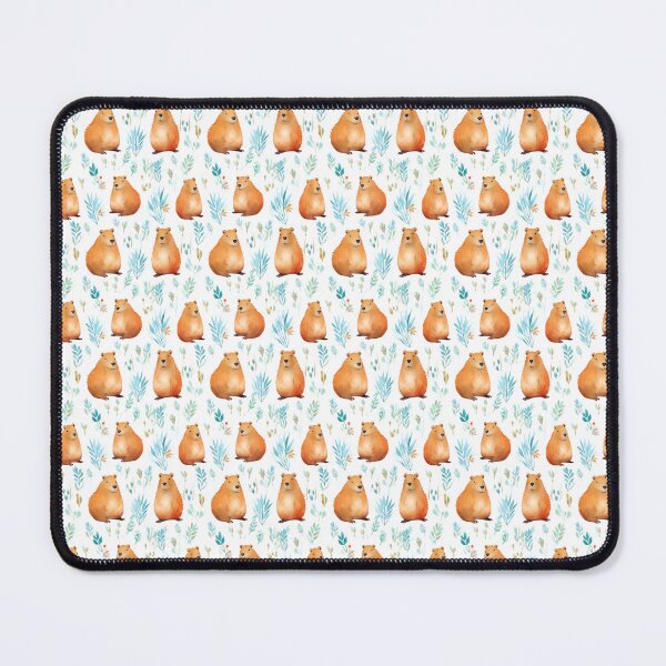 Item preview, Capybara's Delight: A Joyful Watercolor Celebration designed and sold by qoodesignstudio.