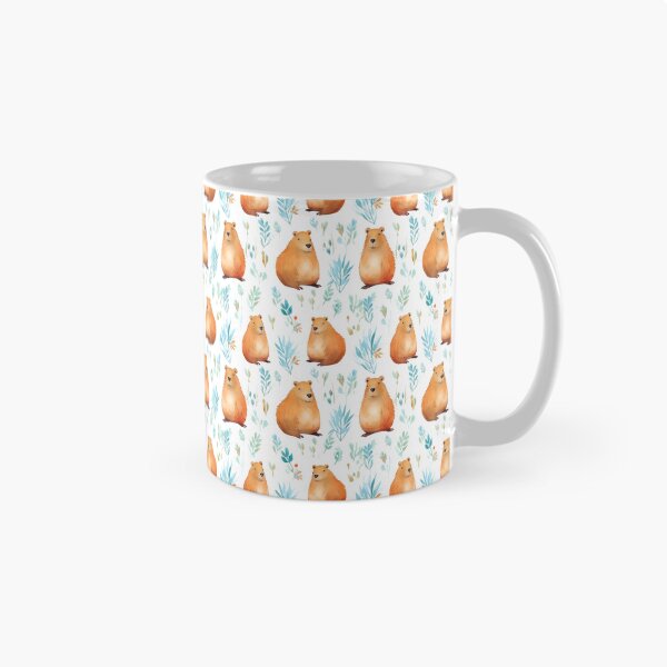 Item preview, Capybara's Delight: A Joyful Watercolor Celebration designed and sold by qoodesignstudio.