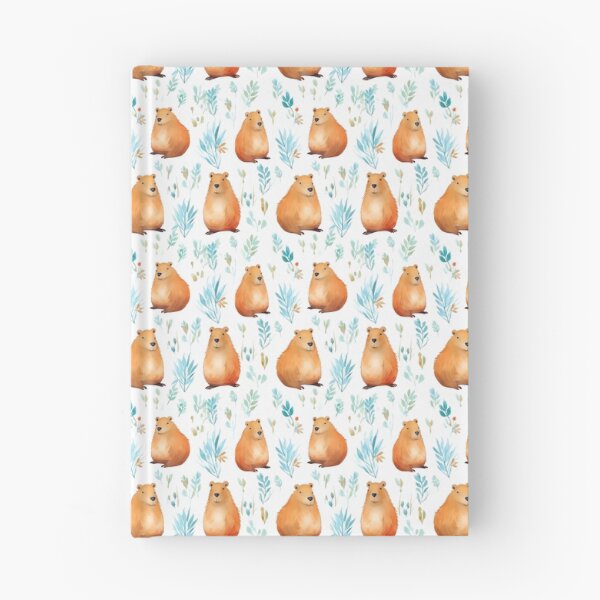 Item preview, Capybara's Delight: A Joyful Watercolor Celebration designed and sold by qoodesignstudio.