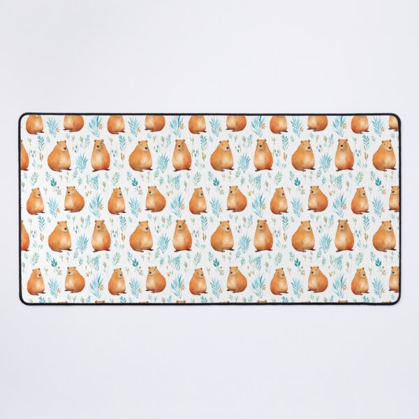 Item preview, Capybara's Delight: A Joyful Watercolor Celebration designed and sold by qoodesignstudio.